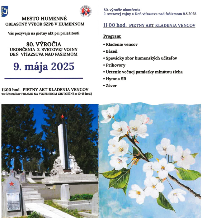 ZDROJ: Humenné MsÚ, www.humenne.sk