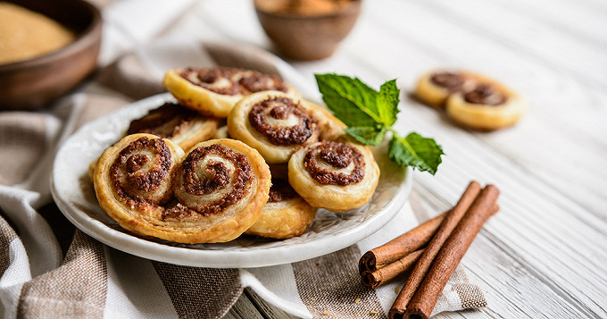 Škoricové palmiers: Rýchle sušienky s francúzskym šarmom