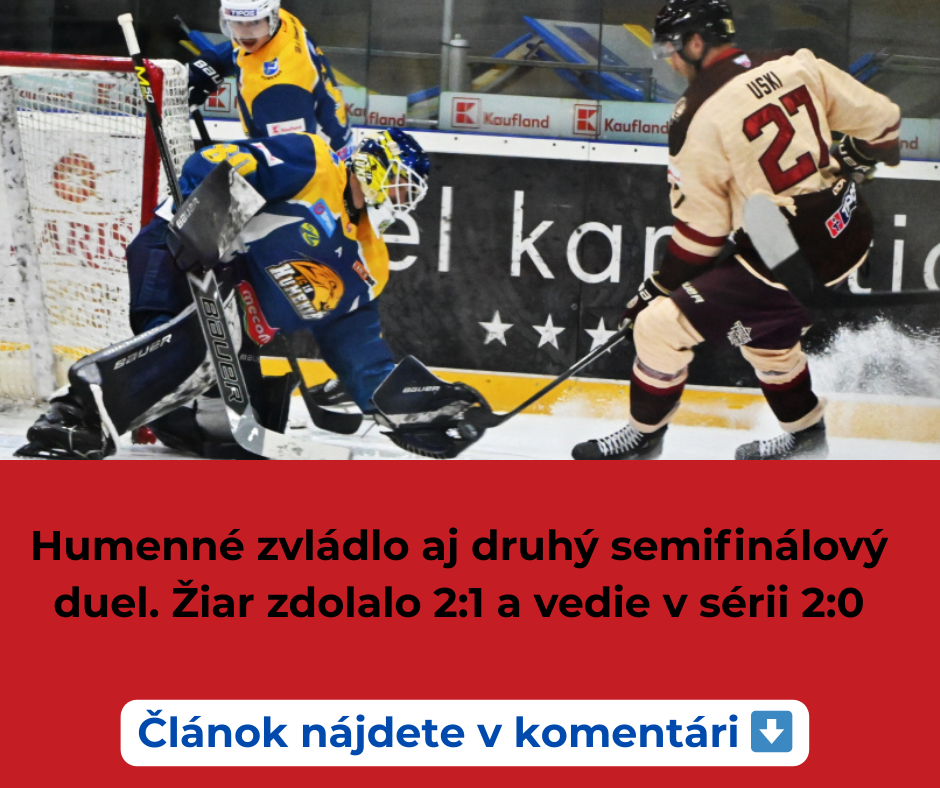 Humenné zvládlo aj druhý semifinálový duel. Žiar zdolalo 2:1 a vedie v sérii 2:0